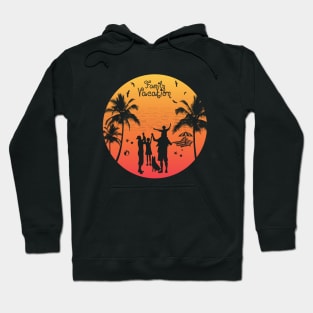 Summer Family Vacation Sunset Beach Hoodie